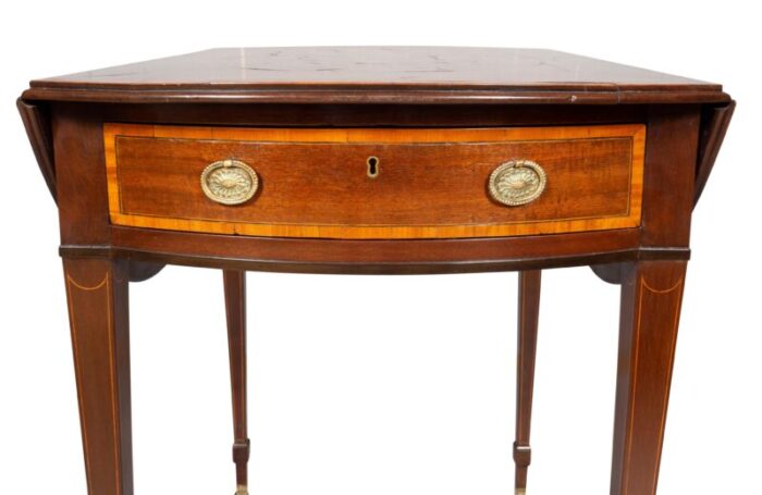 george iii mahogany and thuya wood pembroke table 9404