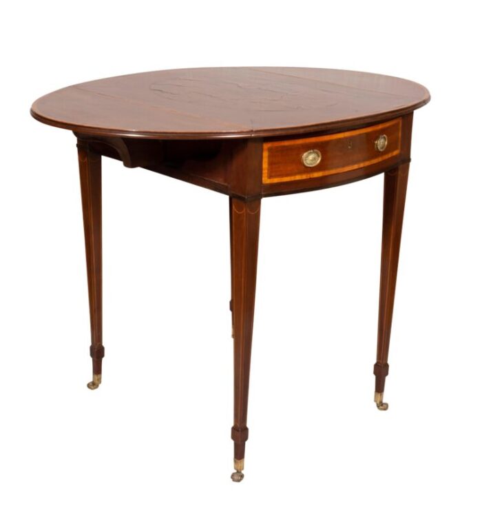 george iii mahogany and thuya wood pembroke table 9408