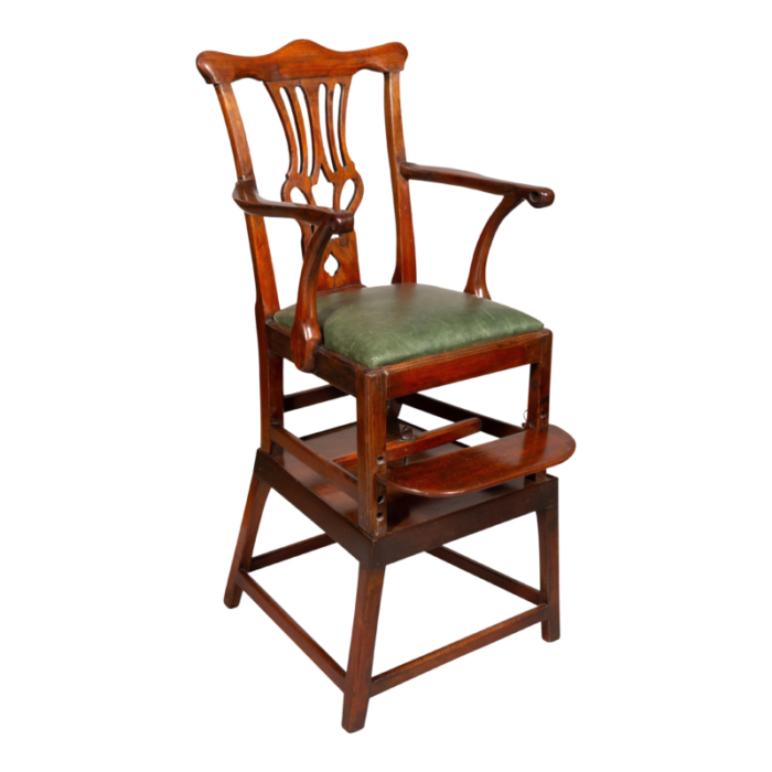 george iii mahogany childs high chair 9174