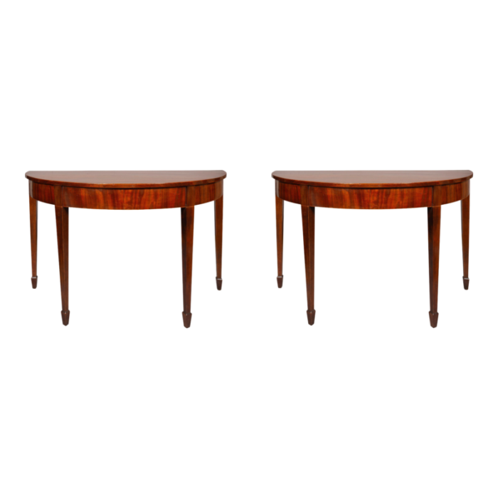 george iii mahogany console tables a pair 3510