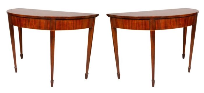 george iii mahogany console tables a pair 7978