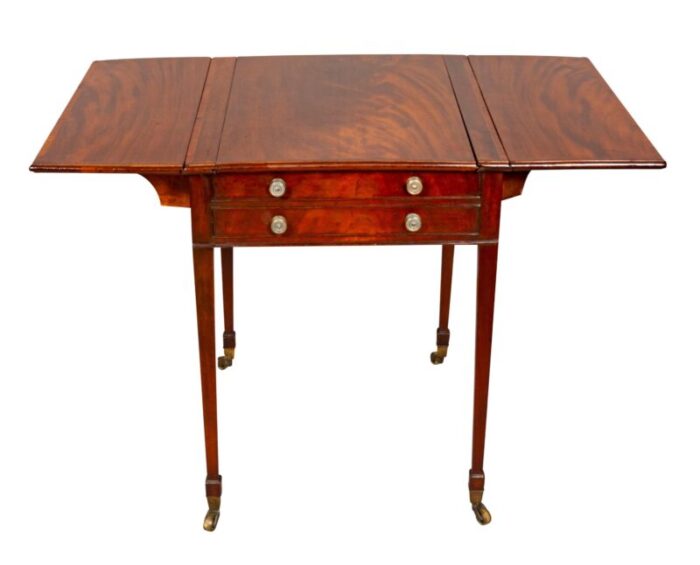 george iii mahogany games table 0001