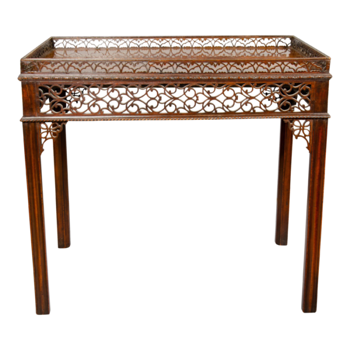 george iii mahogany silver table 0235