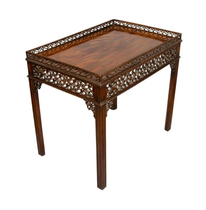 george iii mahogany silver table 8535