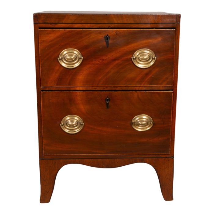 george iii mahogany small chest of drawers 3264