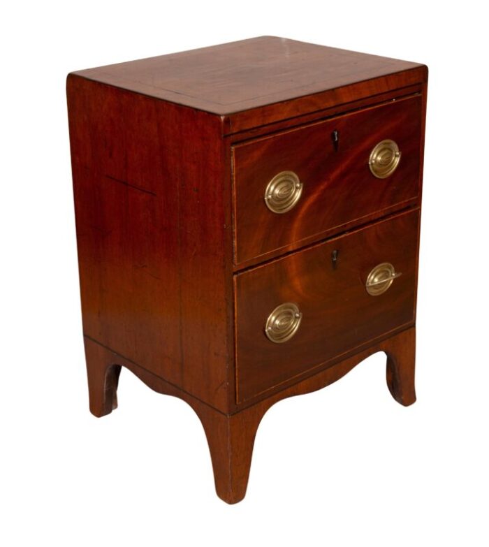 george iii mahogany small chest of drawers 4887