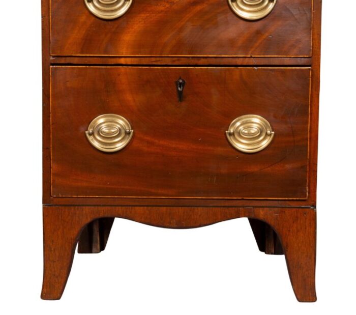 george iii mahogany small chest of drawers 7110