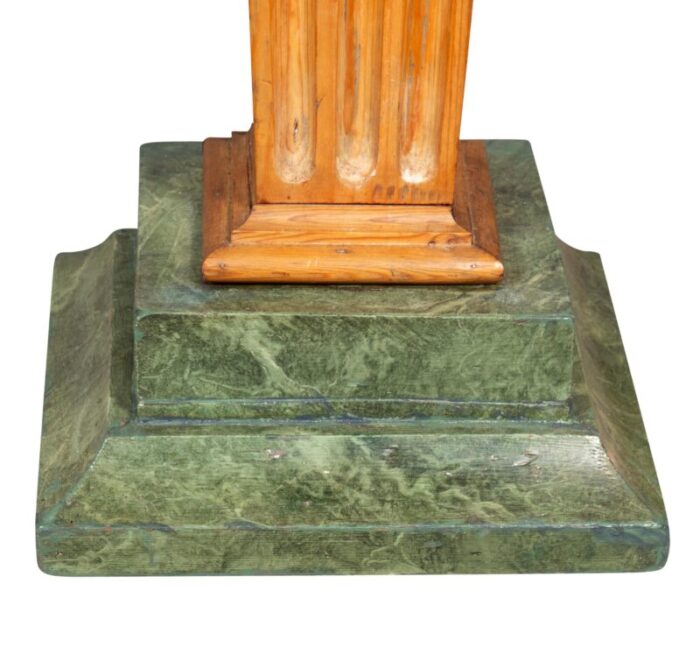 george iii pine pedestals a pair 1192