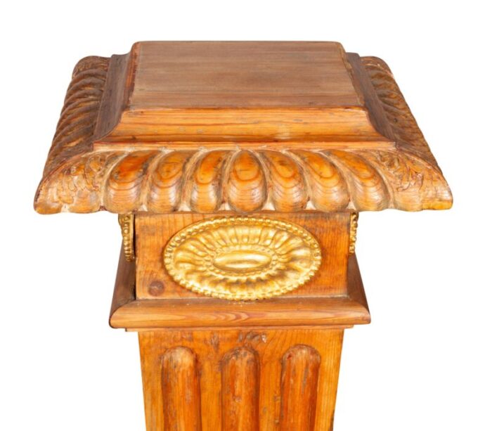 george iii pine pedestals a pair 3807