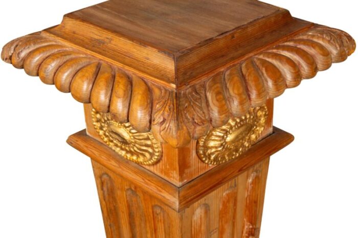 george iii pine pedestals a pair 6854