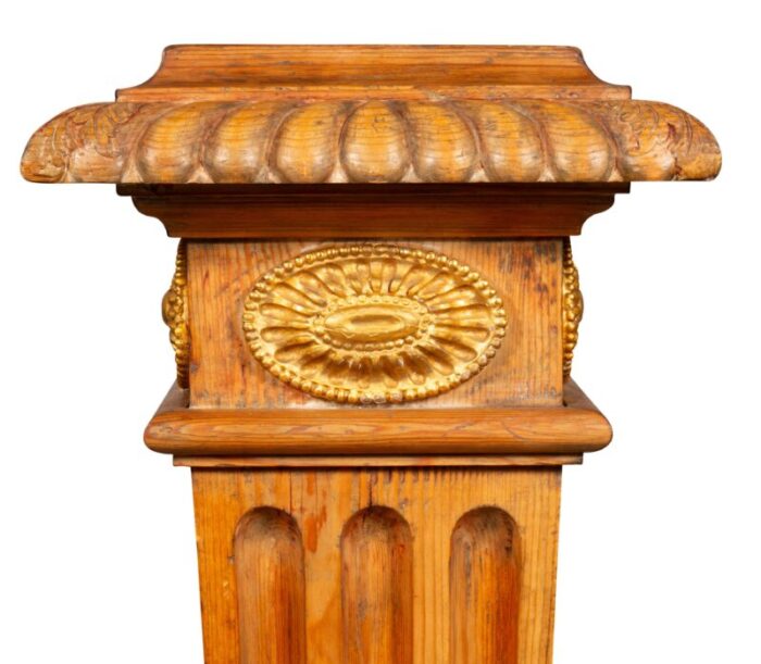 george iii pine pedestals a pair 8113