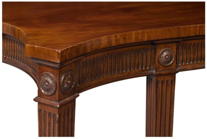 george iii serpentine mahogany serving table 0917