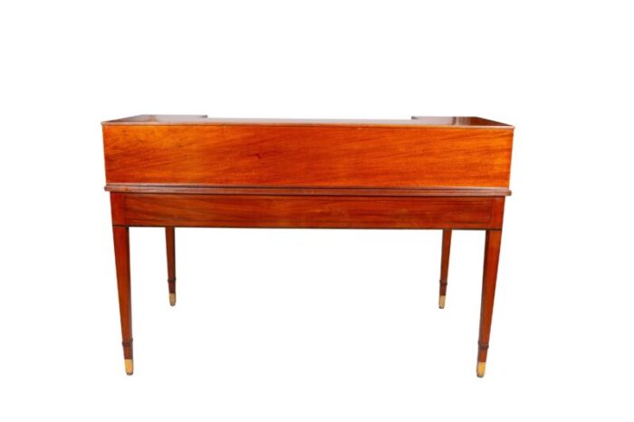 george iii style mahogany and brass inlaid carleton house desk 2651