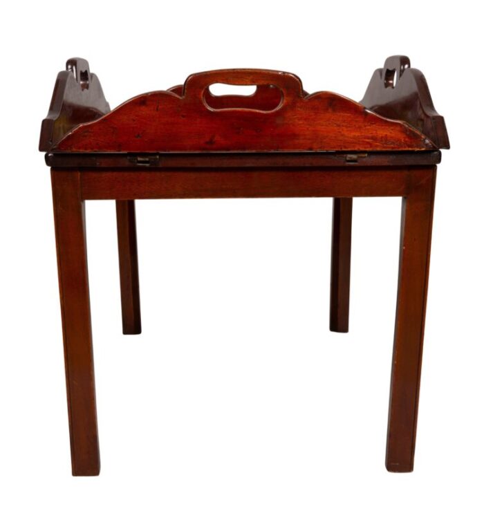 georgian mahogany butlers tray on stand 3283