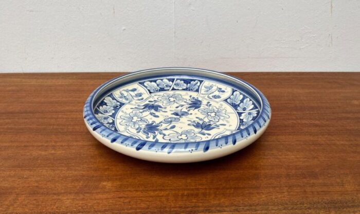 german art deco bowl or wall plate with brabant decor from villeroy boch 1930s 5