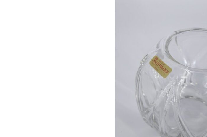 german crystal ball vase from nachtmann 1960s 2