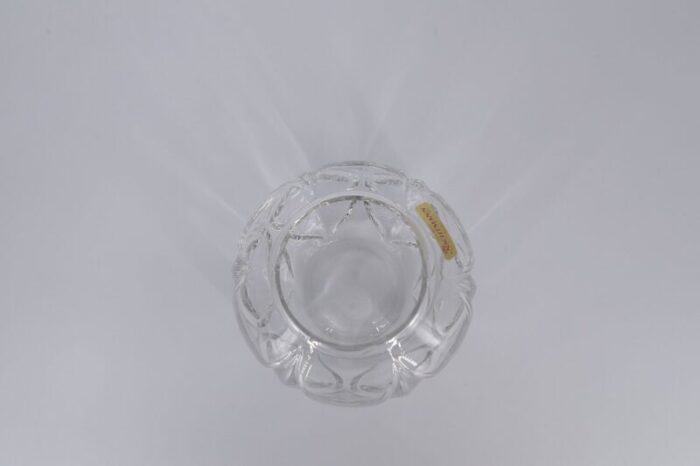 german crystal ball vase from nachtmann 1960s 3