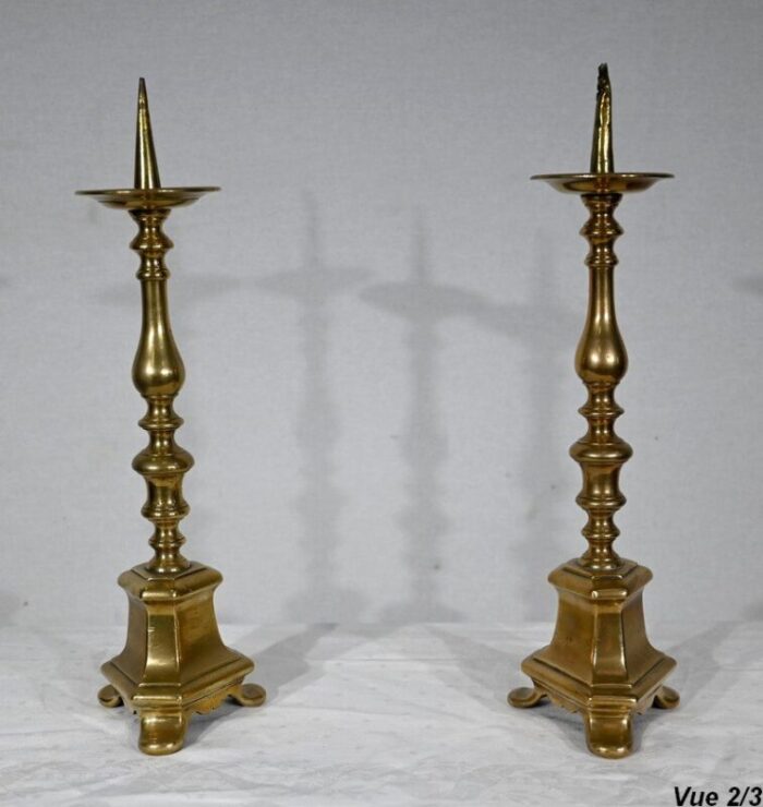 gilded bronze sparklers 1800s set of 2 13