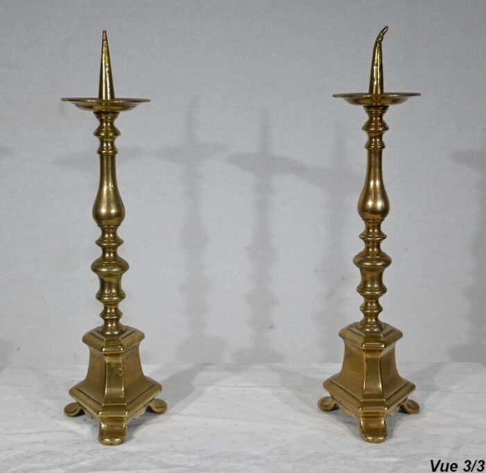 gilded bronze sparklers 1800s set of 2 14