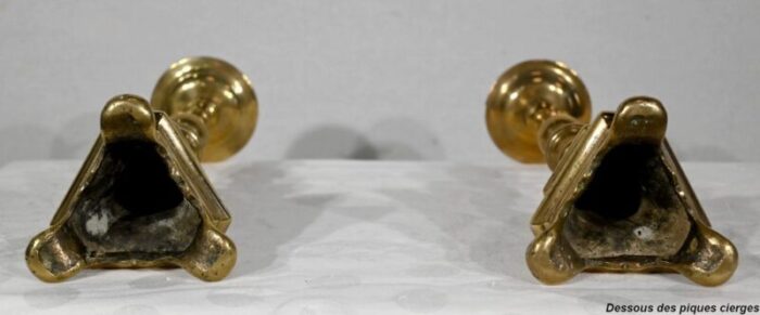 gilded bronze sparklers 1800s set of 2 17