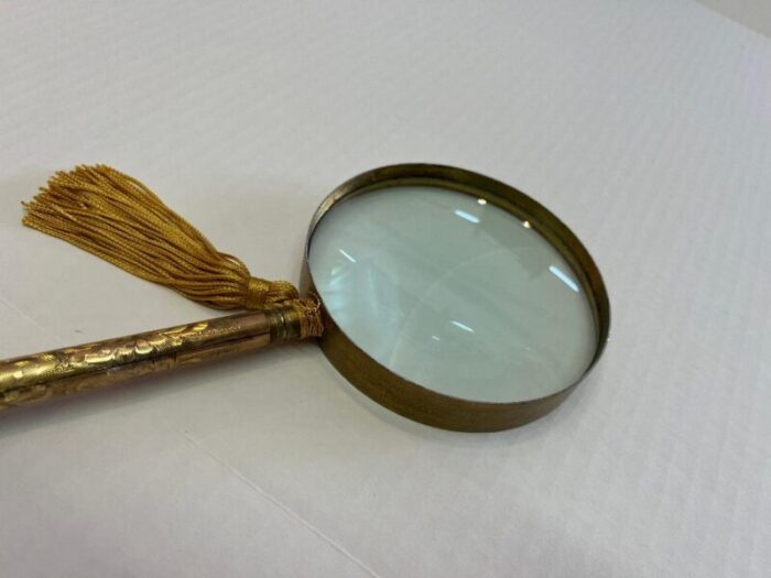 gold filled roll plate parasol handle magnifing glass 3000