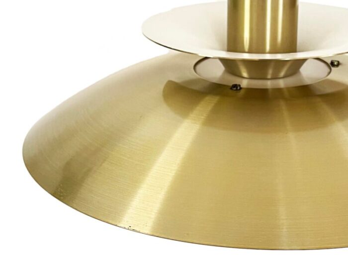 golden multi layered pendant light by es horn 1970s 5005