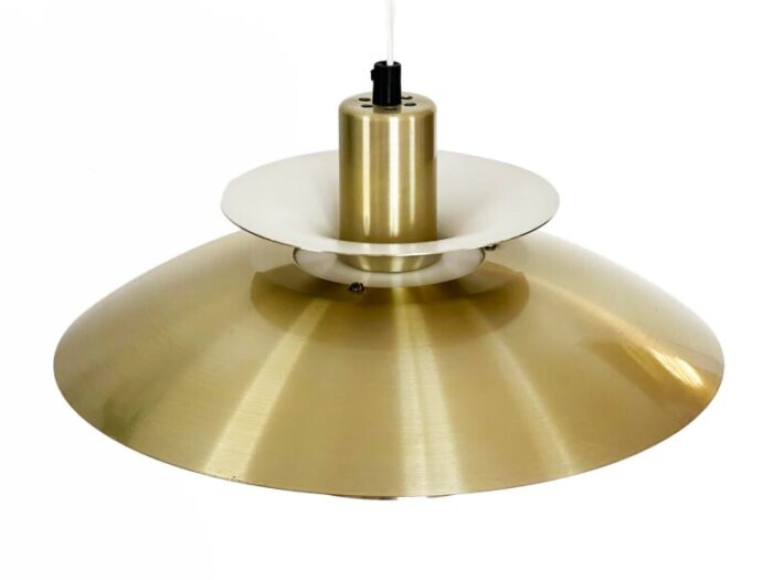 golden multi layered pendant light by es horn 1970s 9251