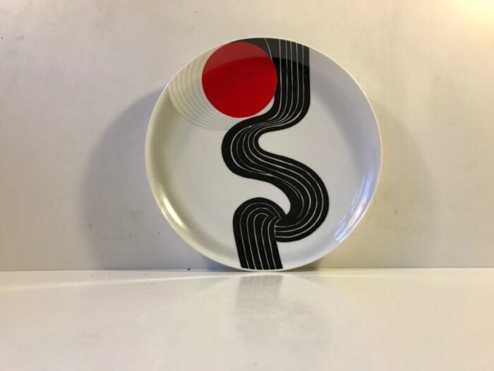 graphic art wall plaque energie by srivastava narendra for rosenthal 1979 1