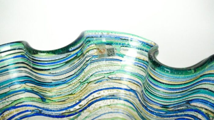 green sea water blown murano glass vase from made murano glass 4