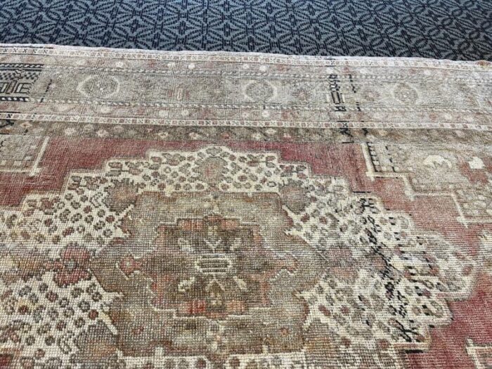 handmade pastel neutral cappadocia rug 1980s 4233