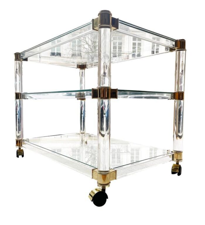 hollywood regency bar cart 1970s 2356 scaled