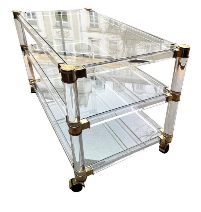 hollywood regency bar cart 1970s 5051 scaled