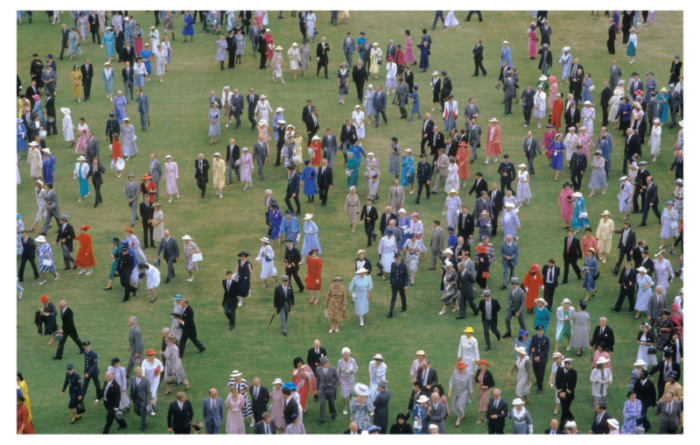 homer sykes buckingham palace garden party england 1985 limited edition print 0253