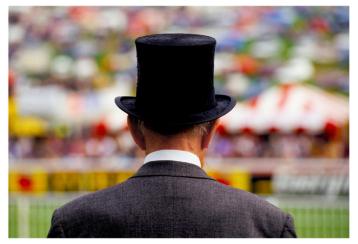 homer sykes top hat epsom derby england 1995 print 7142