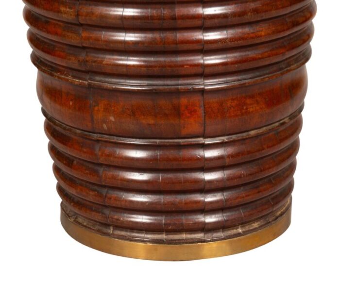 irish mahogany peat bucket 8470