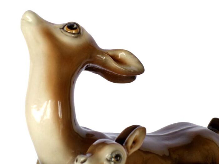 italian art deco fawn figure from gennai 1930s 4