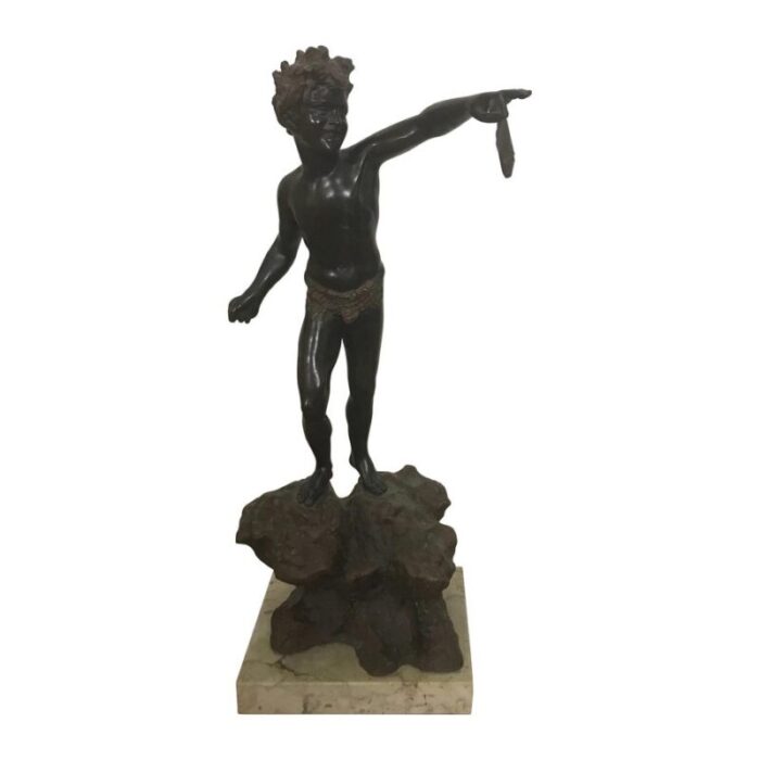 italian bronze sculpture 1900s 1