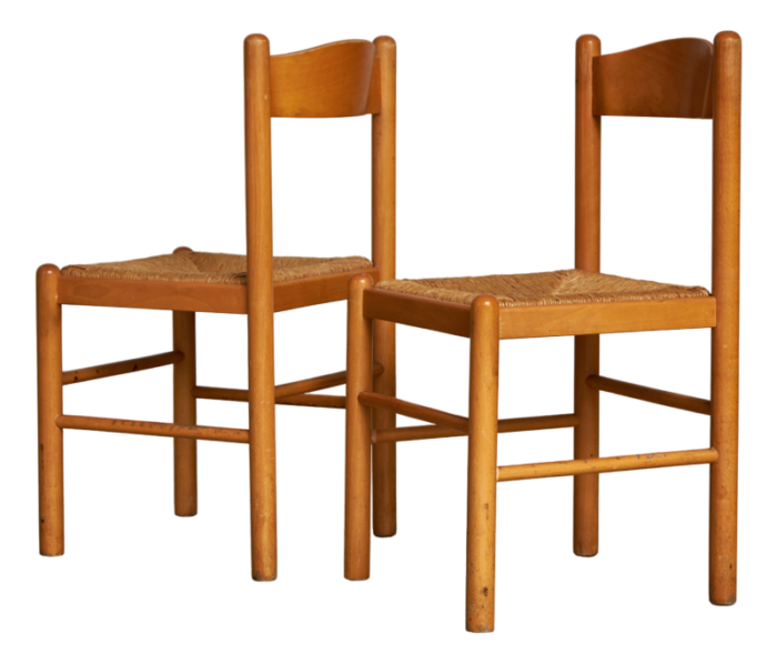 italian brutalist dining chairs 1960s 6712