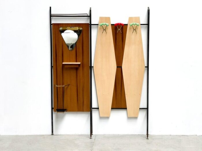 italian coat rack in veneer 1