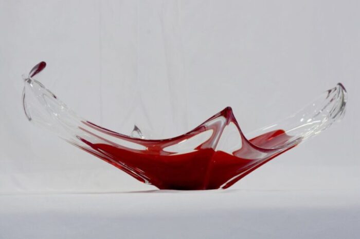 italian glass centerpiece in the style of murano 1970s 1