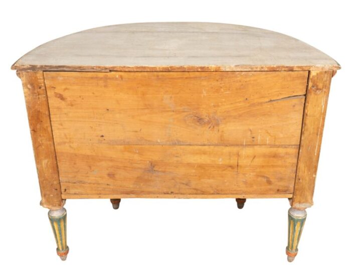 italian neoclassic painted commode 5178