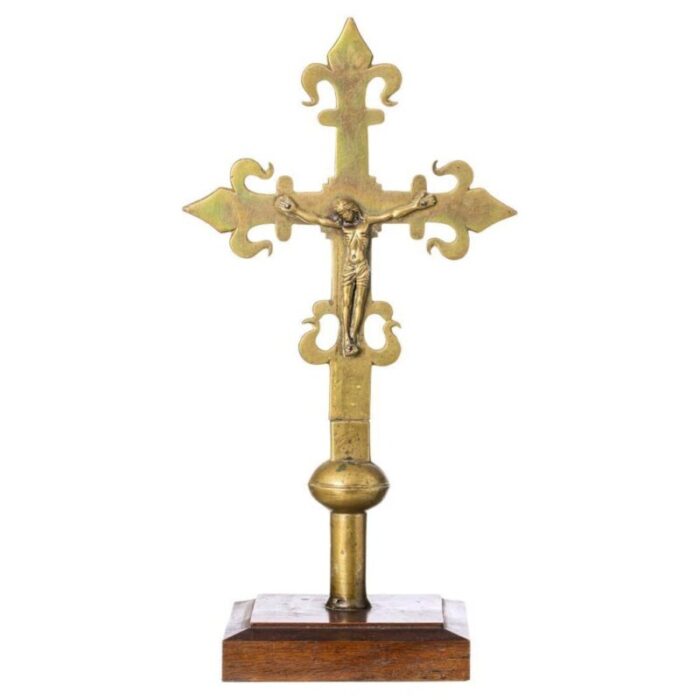 italian processional cross 17th century 1