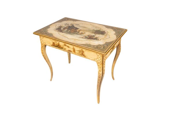 italian rococo chinoiserie decorated table 3000