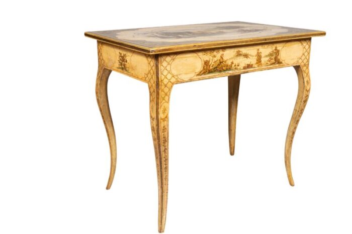 italian rococo chinoiserie decorated table 4222