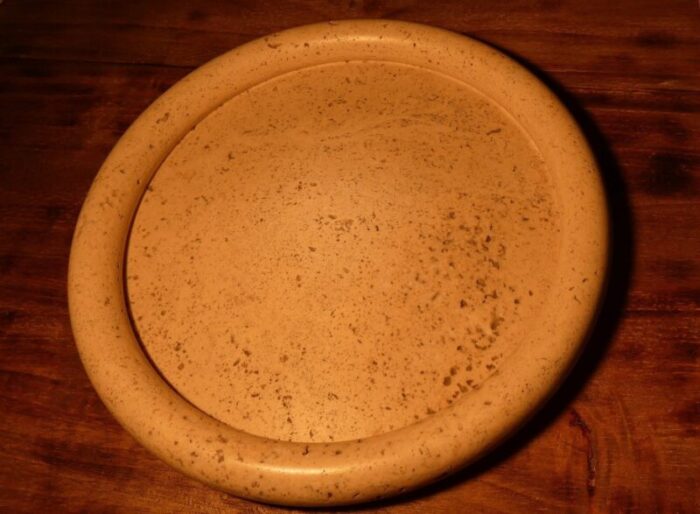 italian travertine dish by pier alessandro giusti egidio di rosa for up up 1970s 8