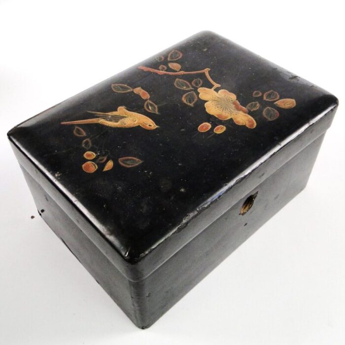 japanese lacquerware box 1920s 1