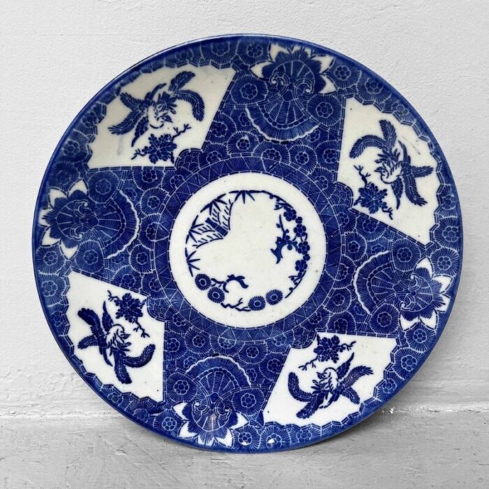 japans sometsuke blue and white imari plate 1900s 5