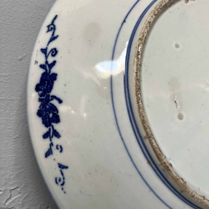 japans sometsuke blue and white imari plate 1900s 8