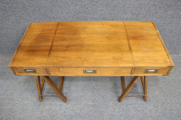 lane furniture mid century campaign desk 6200