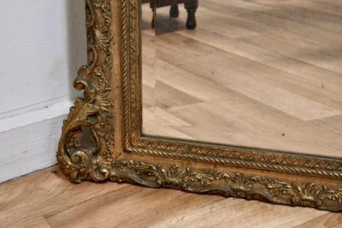 large 19th century french gilt wall mirror 1870s 6